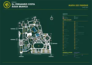 Mapa do Parque da Água Branca